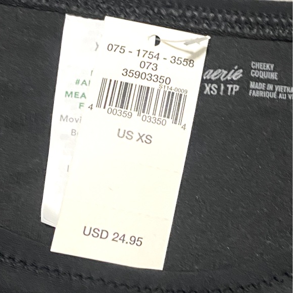 NWT Aerie Black High-Cut Bikini Bottom – Size XS - Picture 4 of 4